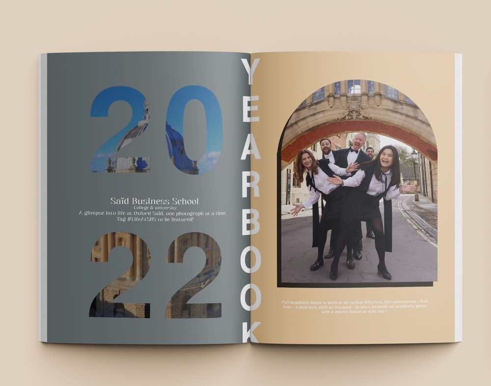 Example of Yearbook, Memory Book, Photo Book Design 