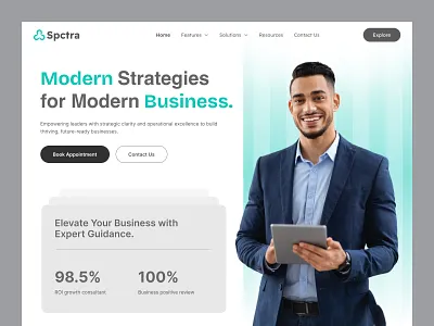 Business consultant website ui design best web ui business analyst website business consultant website business website design consultant website ui figma ui figma ui designer landing page design landing page ui ui ui designer uiux designer ux website uiux