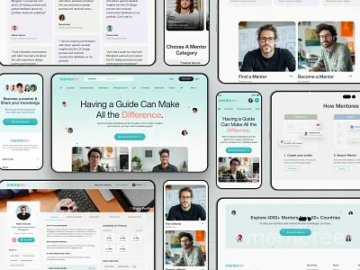 Mentoree - Smart Mentorship Platform UI