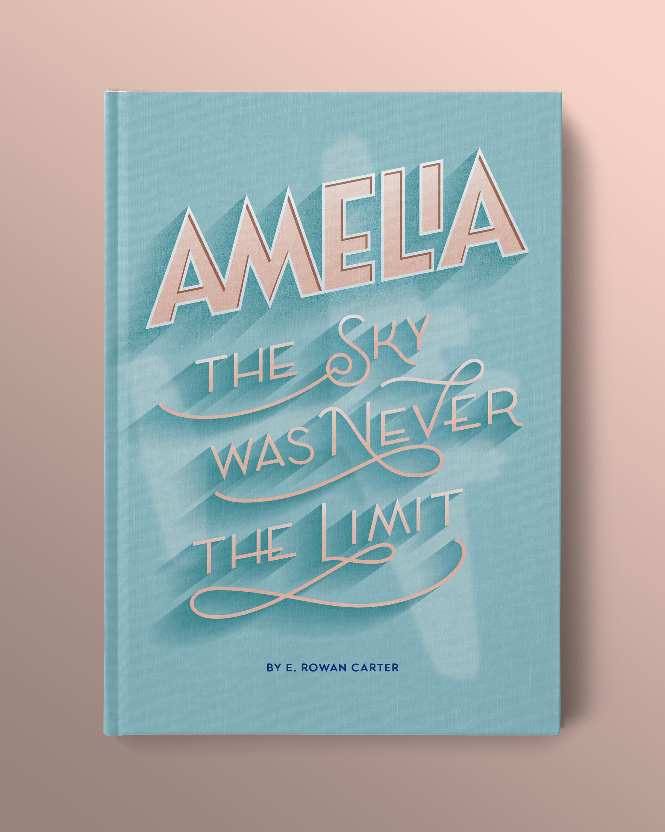 Amelia Biography art artdeco biography bookcover editorial graphic design illustration jacketdesign lettering non fiction publishing