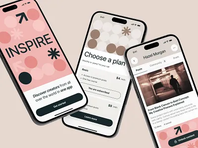Monetization Platform Mobile App UI Design design graphic design