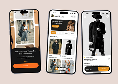 E-Commerce Fashion Mobile App UI Design e commerce e commerce app ecommerce app fashion app fashion catagory fashion design lifestyle luxury fashion marketplace minimal mobile app mobile app design online shopping online store onlinestore product shopping splash screen store