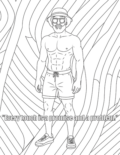 3 branding coloring book page coloring page design graphic design illustration line art vector