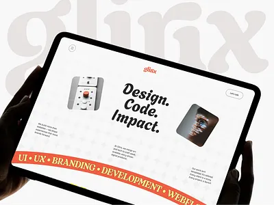 Glirix - Digital agency Website agency design digital digital agency website gency glirix landing page service ui uiux ux web design website