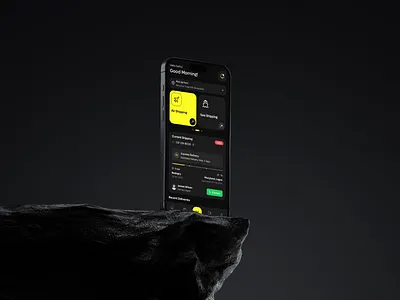 Shipping Delivery App UI | Logistics & Shipment Tracking appinterface cargo courierapp darkui dropshipping iosdesign logistics logistics app logisticsapp mobileappdesign percel productdesign sea shipping shippingapp supply chain tracking transportui uxuidesign