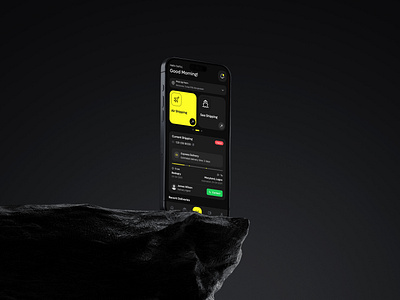 Shipping Delivery App UI | Logistics & Shipment Tracking appinterface cargo courierapp darkui dropshipping iosdesign logistics logistics app logisticsapp mobileappdesign percel productdesign sea shipping shippingapp supply chain tracking transportui uxuidesign