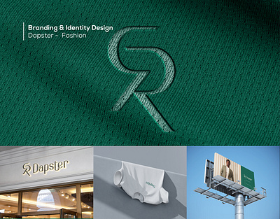 Dapster – Fashion Brand Identity Design creative direction