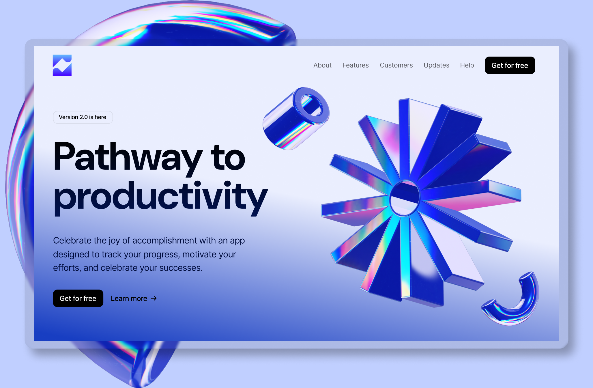 Example of Landing Page Design For Saa S & Startups