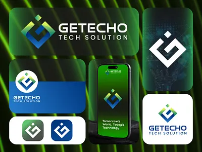Getecho Tech Solution Technology Logo Branding branding creative creative logo design g letter g tech graphic design logo logo designs logomark logos logotrend logotype minimalist modern logo modern tech monogram technology vector