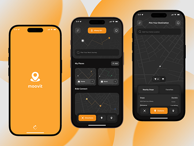 Bus, Train & Metro Map mobile app app app design application bus dark mode design location app map mobile app modern plane realtime life location realtime map tickets train travel ui ux