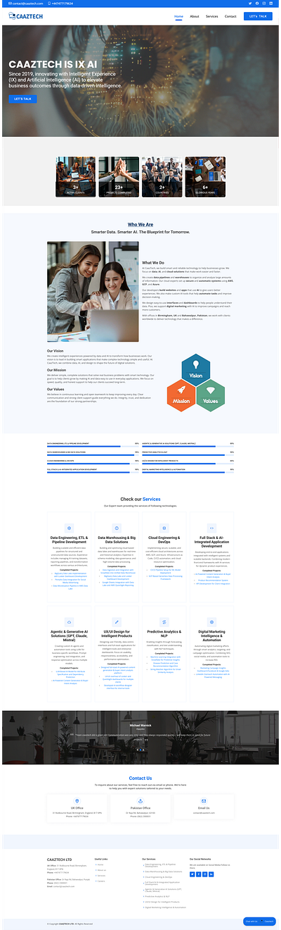 LATEST WORK LANDING PAGE herosection landingpage ui ux
