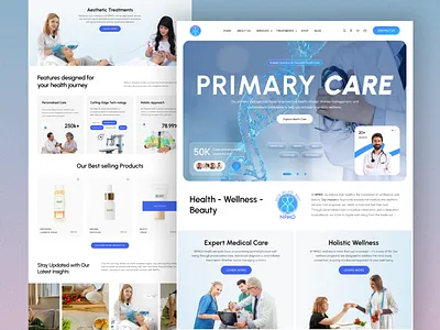 Modern Medical Platform UI – Seamless Healthcare Experience clean ui design clinic website design doctor booking ui healthcare dashboard healthcare ui healthtech hospital website medical platform medical website modern medical ui patient portal responsive health ui telemedicine design ux for healthcare
