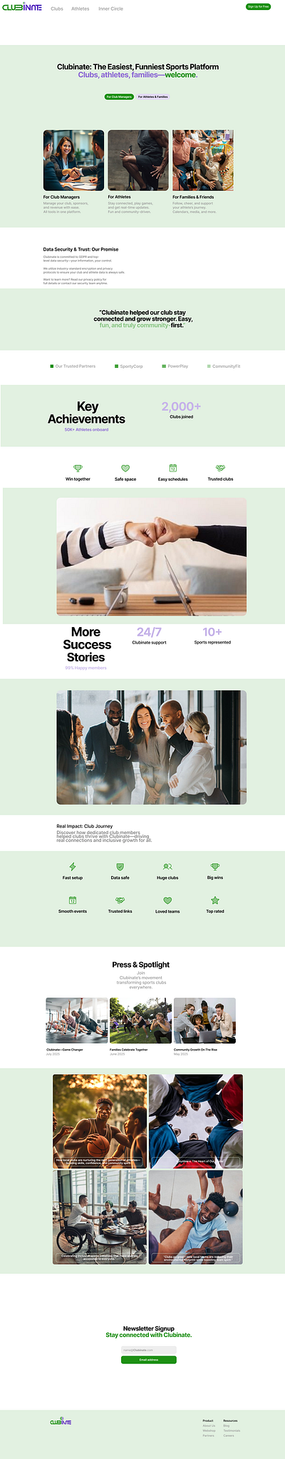 SAMPLE WORK ideas landingpage ui ux work