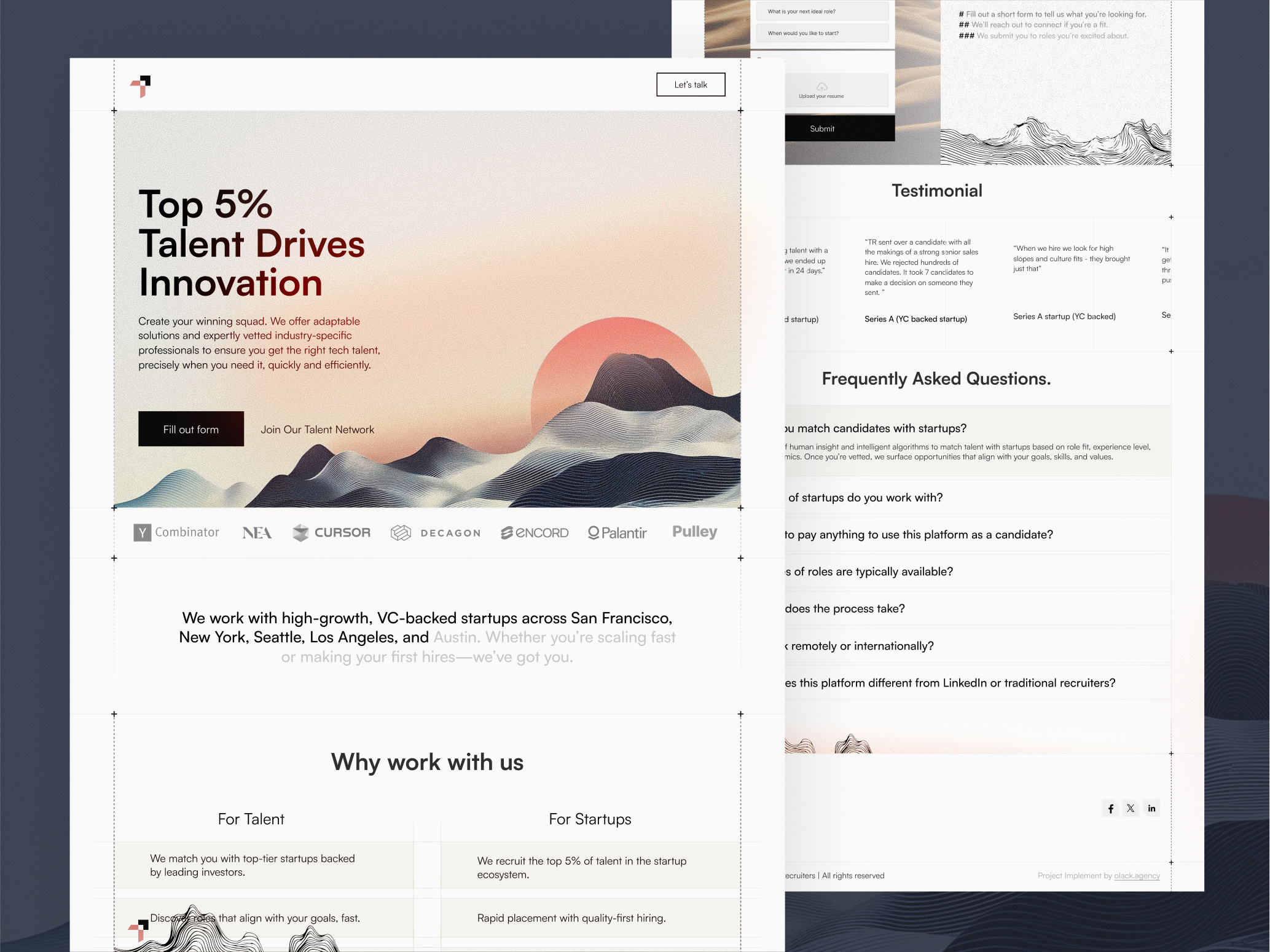 Corporate Website Landing Page Design aesthetic website designer agency landing page business website company website design consultancy website corporate website figma investment website landing page minimilist website modern website retro website saas landing page saas website studio website tranding website uiux ux web design website design