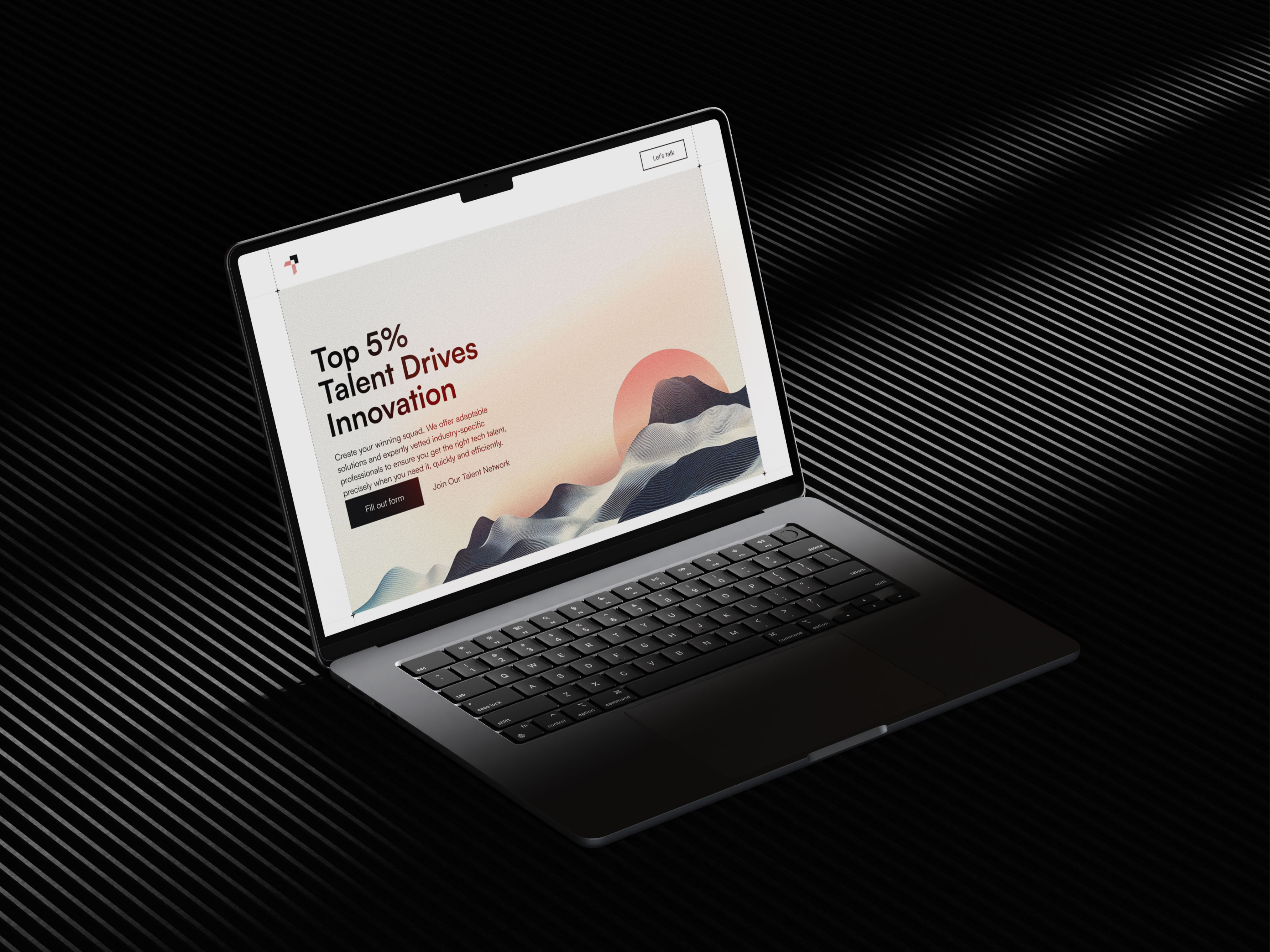 Example of Corporate Website Design