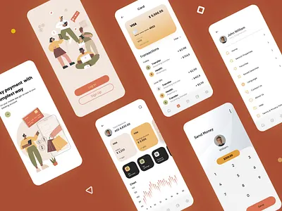Finance App Design ai app application clean design finance header illustration minimal mobile modern money ui uiux unique ux web