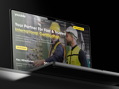 Youable: Certification Platform Case Study agency agency landing page agency profile agency website app certification agency figma iso landing page mobile app ui ui design uiux uiux design ux ux design web design website website design