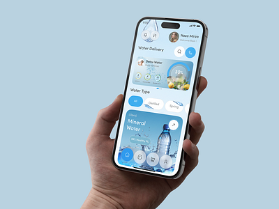 Water Delivery Mobile App bestuidesign delivery mobileapp mobileappportfolio productdeliveryapp smartdeliverysolution topmobileappdesign water delivery waterappdesign