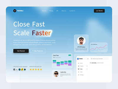 Fintech Landing page bank service banking finance fincanical website fintech fintech startup landing page payments personal finance app saas startup web design webdesign website