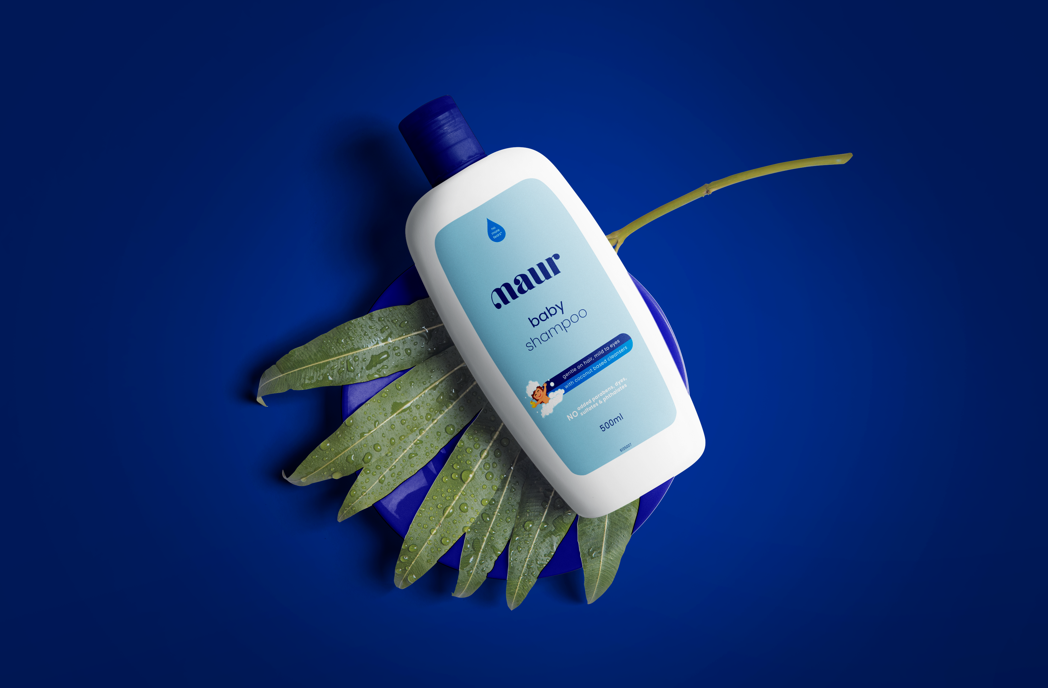 Maur baby shampoo label design advertize bottle brand branding business cosmatic label packaging print design product shampoo skin