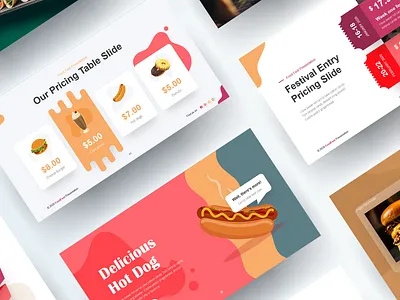 Food Festival Event Pitch Deck branding canva design event pitch deck food beverages food festival google slides graphic design infographics microsoft powerpoint power powerpoint design powerpoint presentation ppt slides presentation design professional designer sales presentation