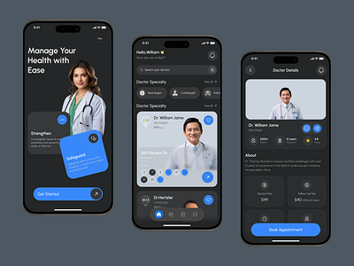 Doctor Appointment Mobile App book doctor online booking app doctor app health app medical booking app mobile app mobile app design online healthcare schedule ui design uiux