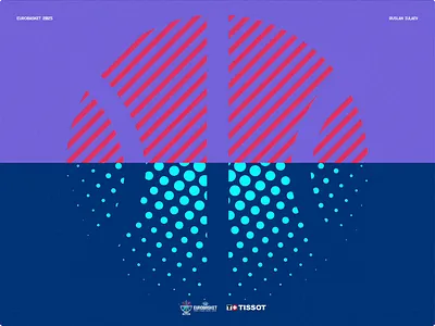 EuroBasket 2025, Mobile App concept. basketball countdown euroleague fiba games mobile app schedule sports ui