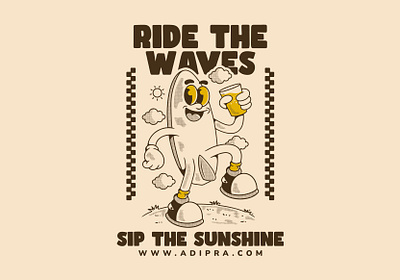 Catch the waves, sip the sunshine! holiday mood