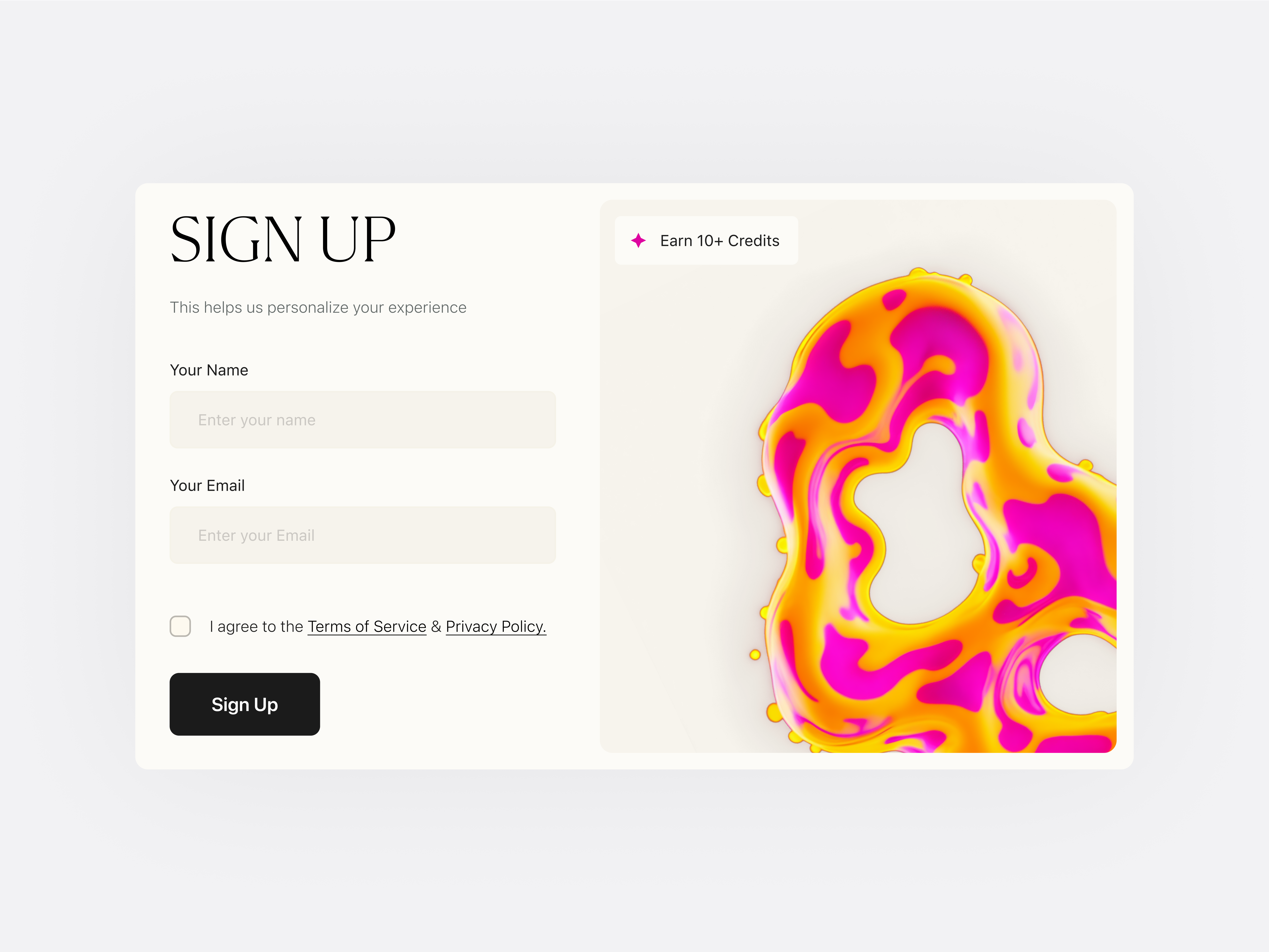 Sign Up Modal ai assistant ai dashboard app design creative dashboard design graphic design illustration modern popup ui
