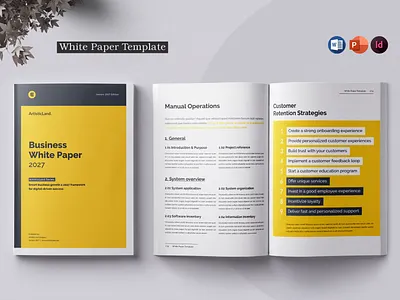 White Paper Template brand branding brochure brochure template business business white paper company company information design graphic design infography information template white paper white paper template whitepaper