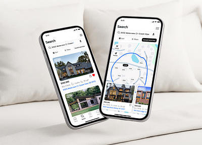 Real estate mobile app | UI/UX android app app design interface design ios app real estate saas ui uiux user flow