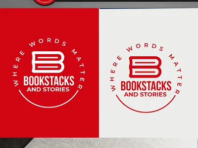 bookstack logo bookstack logo branding design logo logo design minimalist minimalist logo modern modern logo