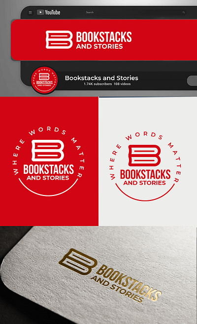 bookstack logo bookstack logo branding design logo logo design minimalist minimalist logo modern modern logo