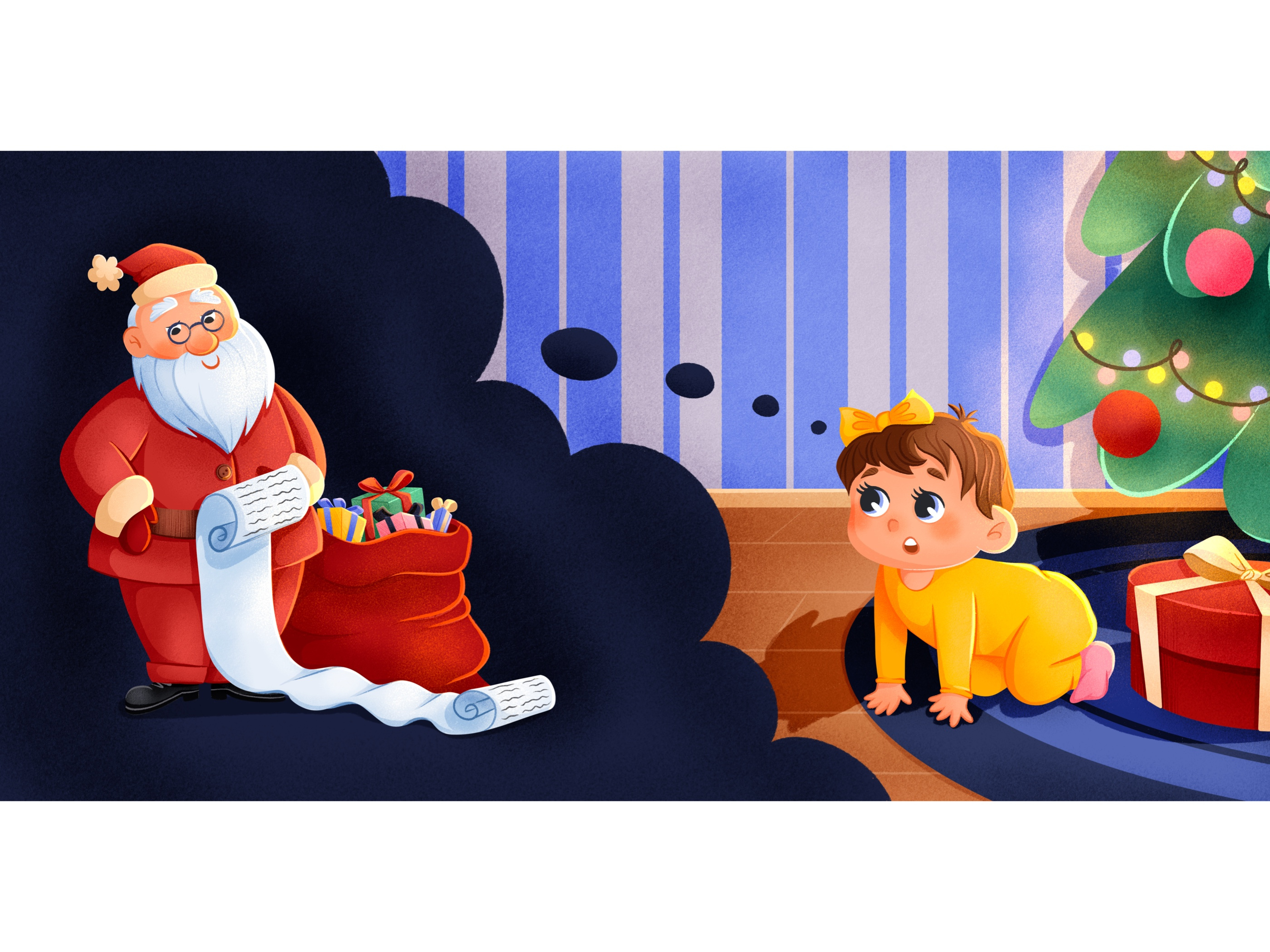 Santa | children illustration character design children illustration kidlitart picture book
