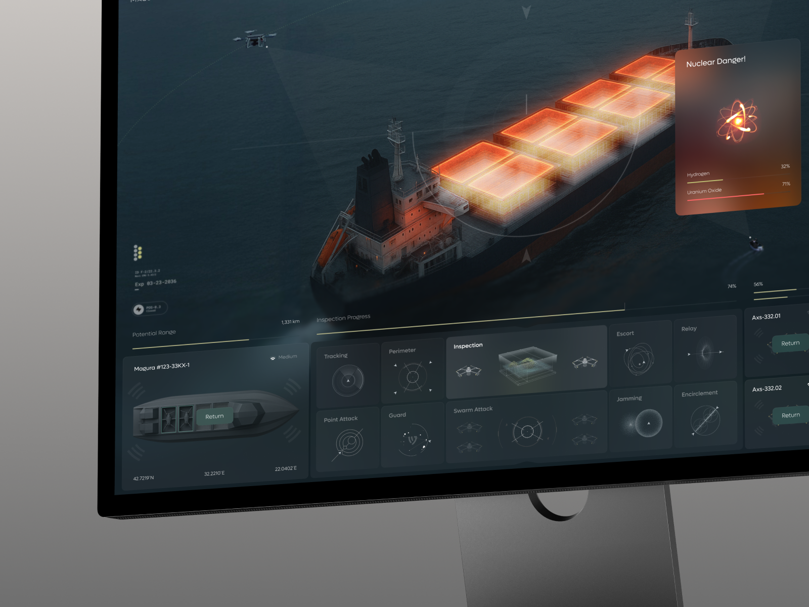 Magura - Drone Mission Web Dashboard 3d ai app b2b business crm dashboard data design drone interface mission product saas service software ui ux visualization web