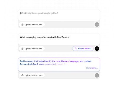 Prompt Setup States ai chat input prompt states thinking