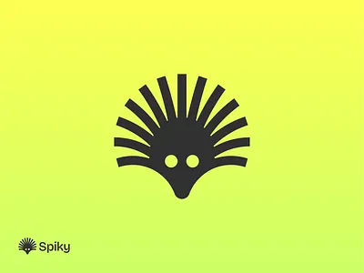 Spiky Symbol animal app app icon branding focus hedgehog logo logodesign logodesigner mark minimal modern saas simple spiky startup symbol tech