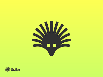 Spiky Symbol animal app app icon branding focus hedgehog logo logodesign logodesigner mark minimal modern saas simple spiky startup symbol tech