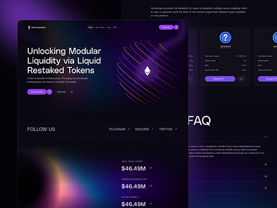 Crypto landing page ai blockchain crypto crypto landing page cryptocurrency dao landing page liquidity token userinterface web design website