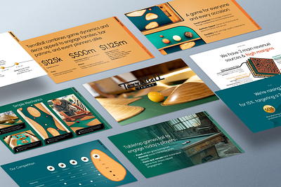 Pitching Play: TerraBall Tables Investor Deck branding design figma google slides graphic design pitch deck powerpoint presentation