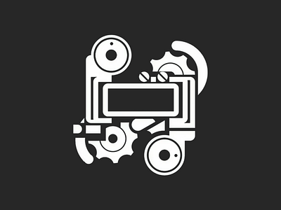 Sprocket App Derailleur Illustration ( for no derailleur part ) android app bicicleta bicycle bike classic derailleur detail dog flat illustration ios mechanism monochrome no image rear sprocket technology ui vintage