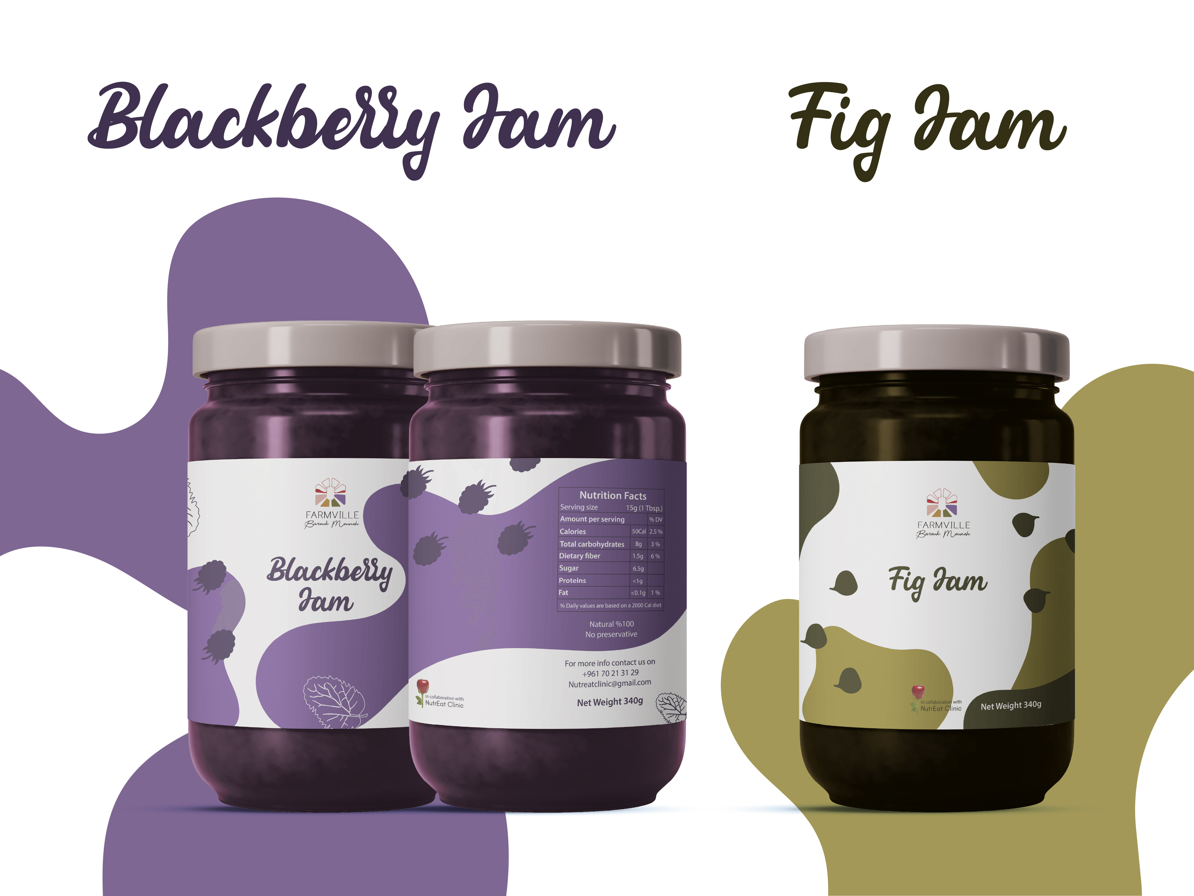 FarmVille Jam Label branding colors design graphic design jam logo packaging playful typography