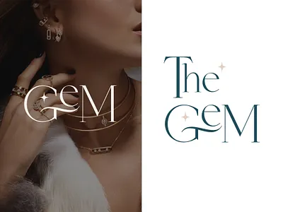 The Gem Logo accessories design elegant graphic design jewelry logo refined