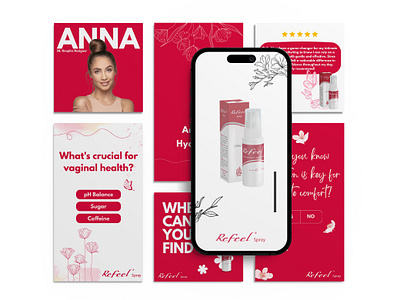 Refeel Social Media dubai female feminine fuschia girly pink social media spray