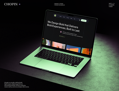 Chopin– Bold Website Design for AGENCY WEBSITE adobe photoshop agency website agency website design app design bold brand design branding dark design dribbble shots graphic design illustration portfolio website saas serif studio ui ux web design