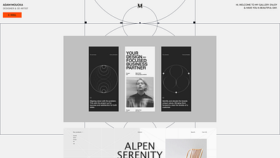 Portfolio branding design geometry graphic design ideation illustration logo portfolio ui ux vector web website