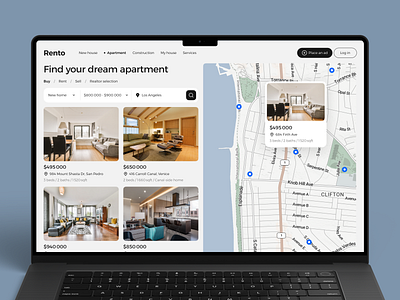 Real Estate Marketplace Design Concept application design application ui marketplace popular property listing real estate website ui design ui ux design web application design web ui web ui design