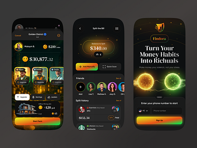 Gamified Finance App UI app app design design finance finance app fintech fintech app fintech design ios mobile mobile app money payment ui ux