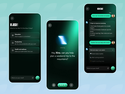 AI Chatbot Mobile App ai chat generator ai chatbot ai chatbot app ai mobile app app design best app design chat bot chatbot chatbot mobile app chatbot ui machine learning mobile app design mobile app ui mobile ui design modern app ui modern ui ui ux design