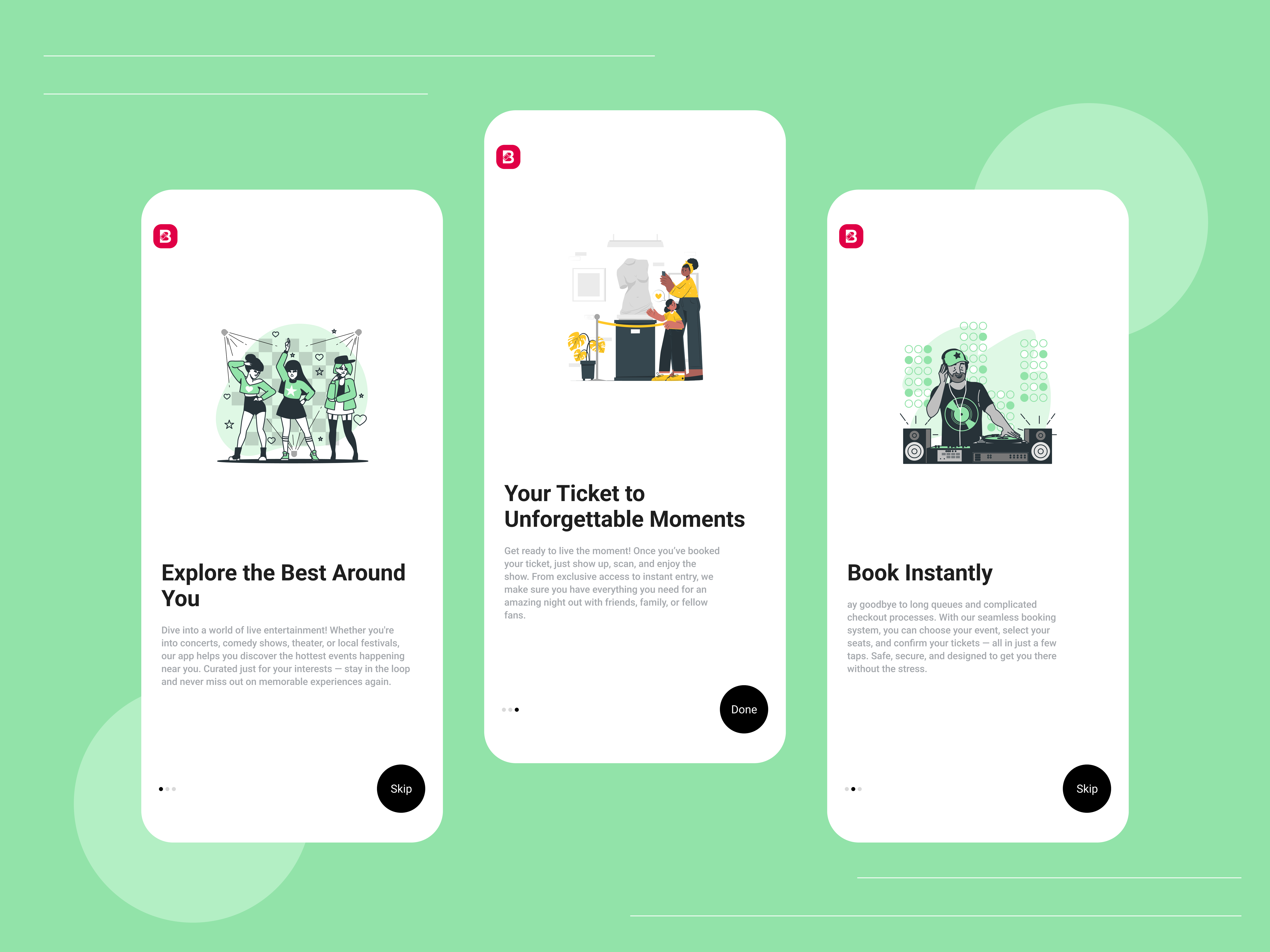 Example of Minimal Mobile App Design